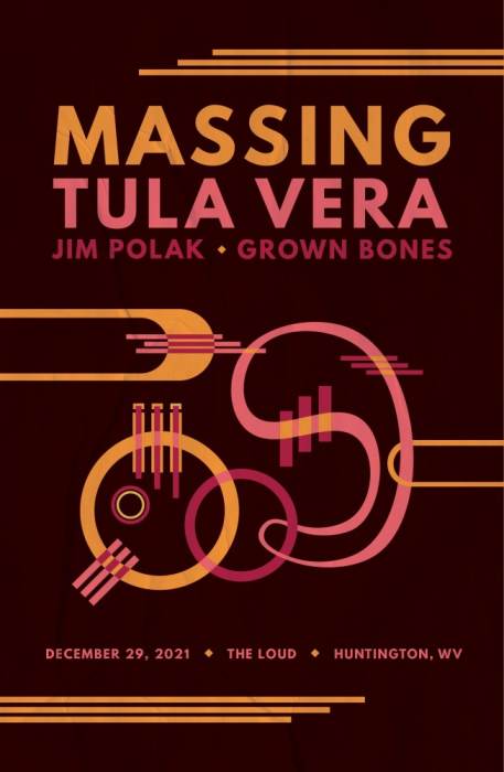 Massing / Tula Vera / Jim Polak / Grown Bones at The Loud in Huntington, WV 12/29/2021