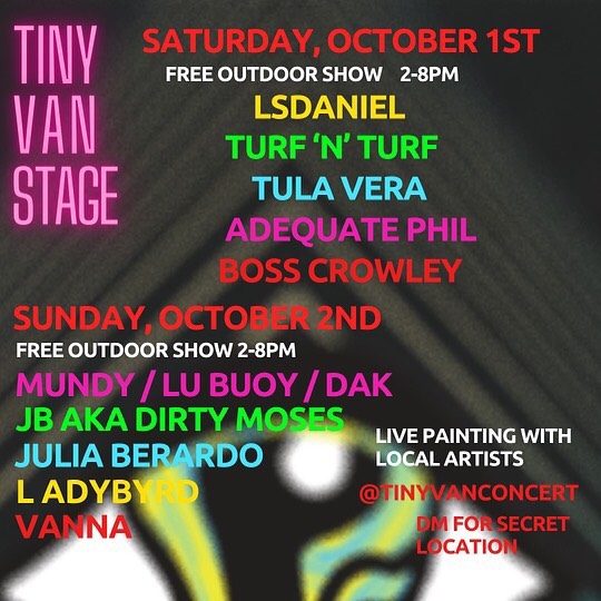 LSDaniel / Turf 'N' Turf / Tula Vera / Adequate Phil /Boss Crowley at The Tiny Van Stage in Troy, NY on 10/1/2022
