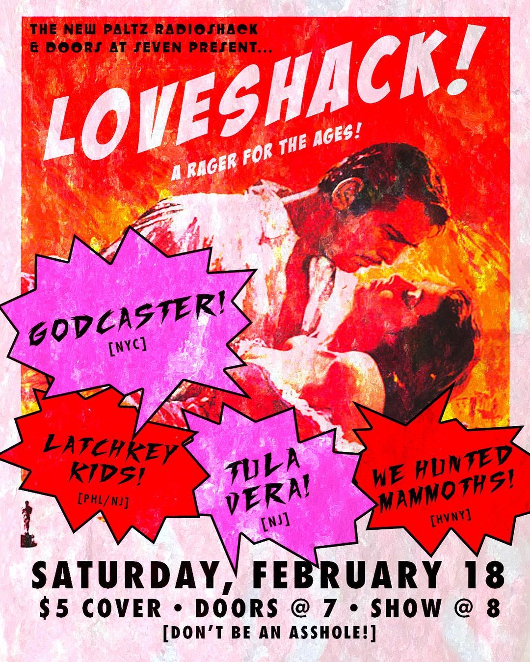 Godcaster/ Latchkey Kids/ Tula Vera/ We Hunted Mammoths! at RADIOSHACK in New Paltz, NY on 2/18/2023