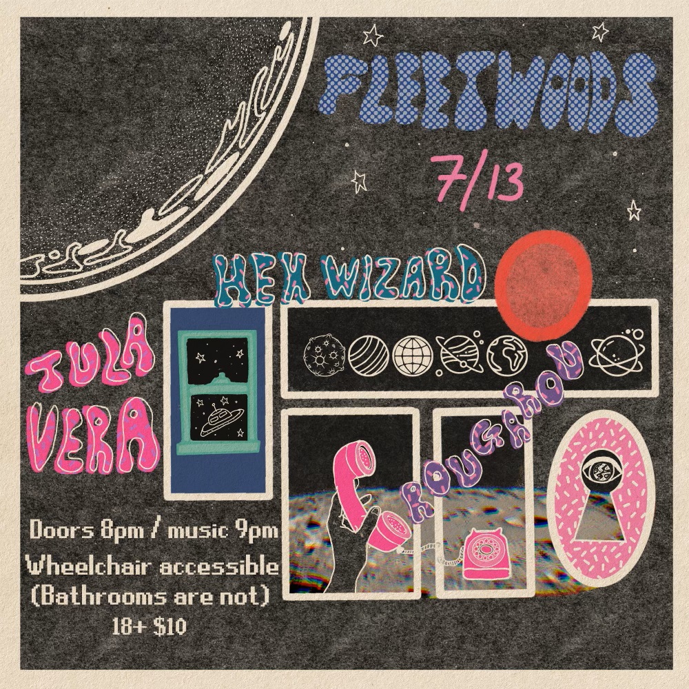 Hex Wizard/ Tula Vera/ Rougarou at Fleetwood's in 496 Haywood Rd Asheville, NC on 7/13/2023