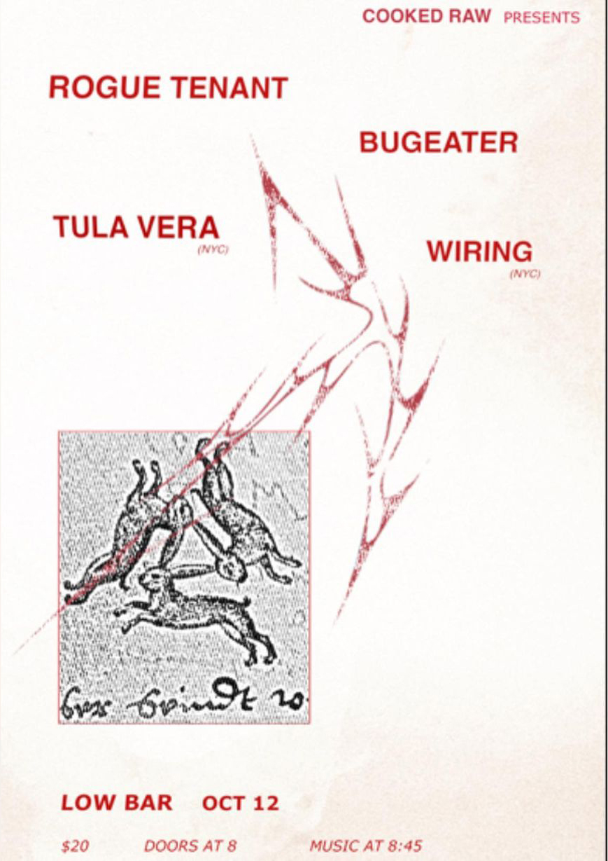 Rogue Tenant/ Bug Eater/ Tula Vera/ Wiring at Low Bar in Toronto Canada on 10/12/2024