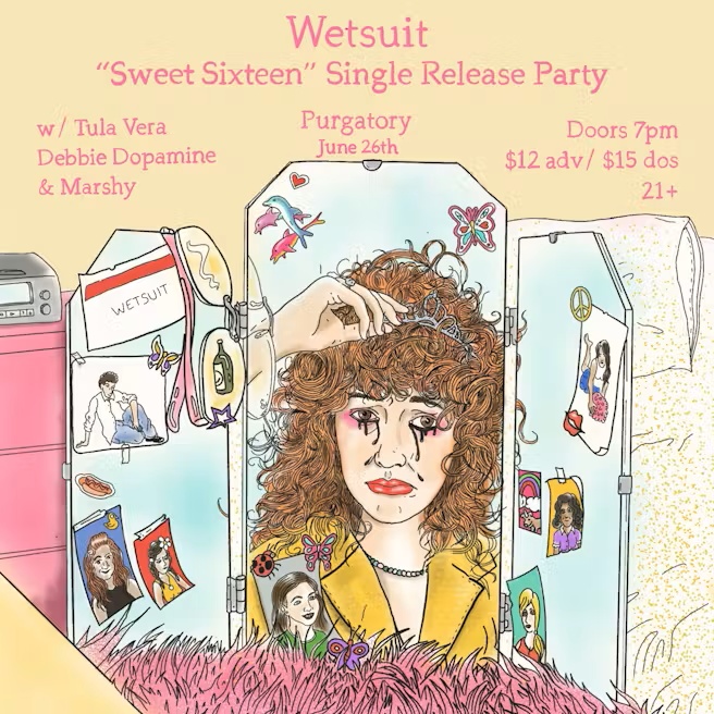 Wetsuit w/ Tula Vera, Debbie Dopamine, and Marshy at Purgatory in Brooklyn on 6/26/2025